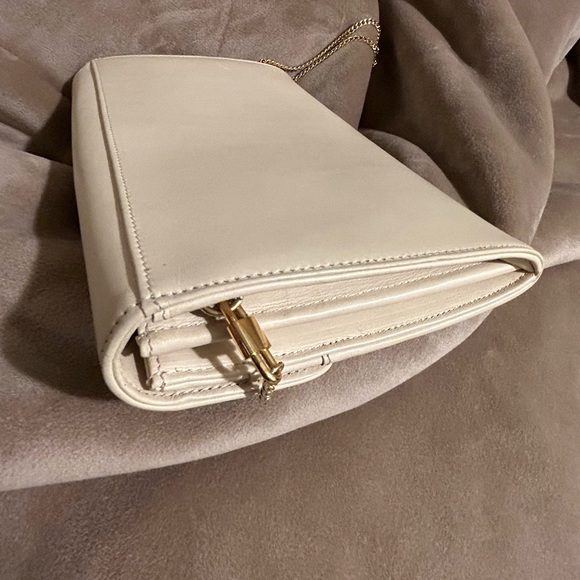 Christian Dior RARE envelope clutch crossbody, ivory leather LIKE NEW! - Picture 5 of 16